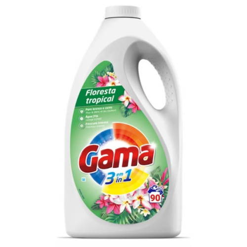 Гель для прання Gama Floresta Tropical з ароматом тропічних квітів, 4,05 л (90 прань)